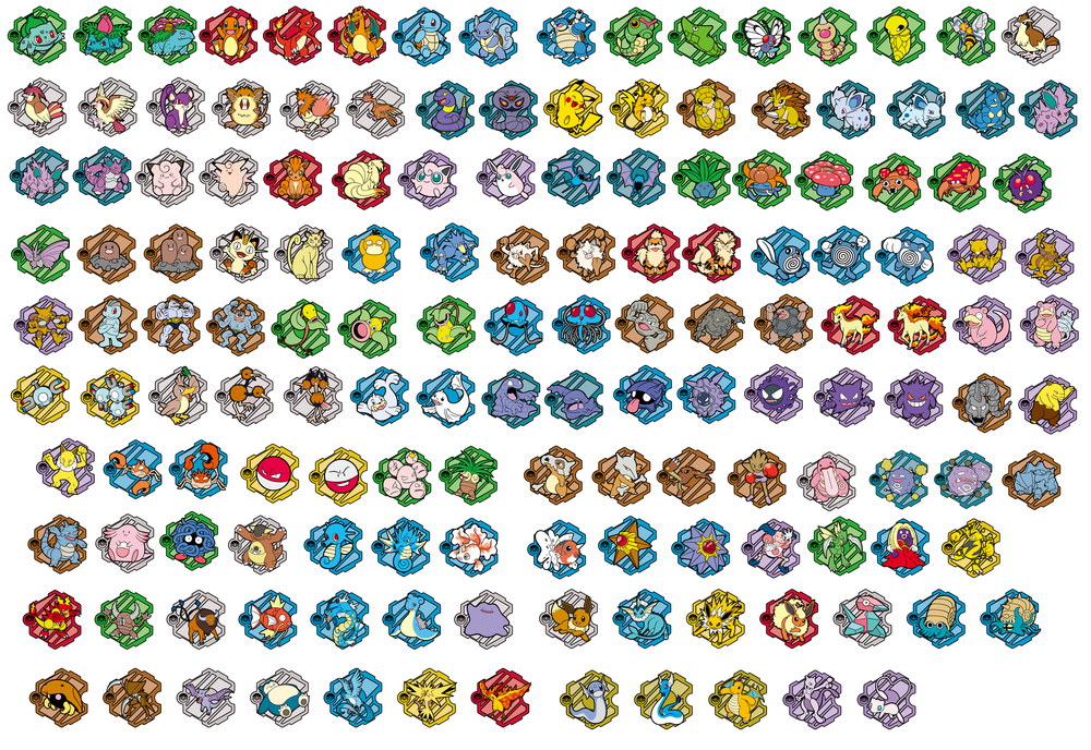 Pokémon TCG: Collect 151 Puzzle Refrigerator Magnet Set (S-Chinese)