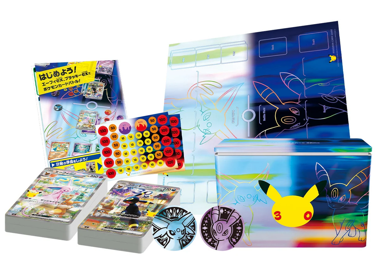 Pokémon TCG: MEGA “30th CELEBRATION Premium Deck Set: Espeon & Umbreon” (Japanese)